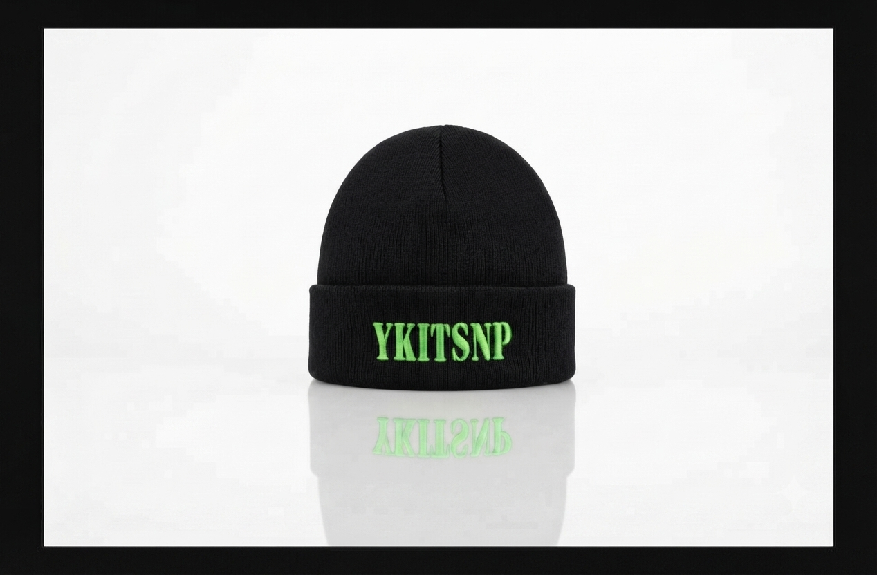 Black YKITSNP Beanie