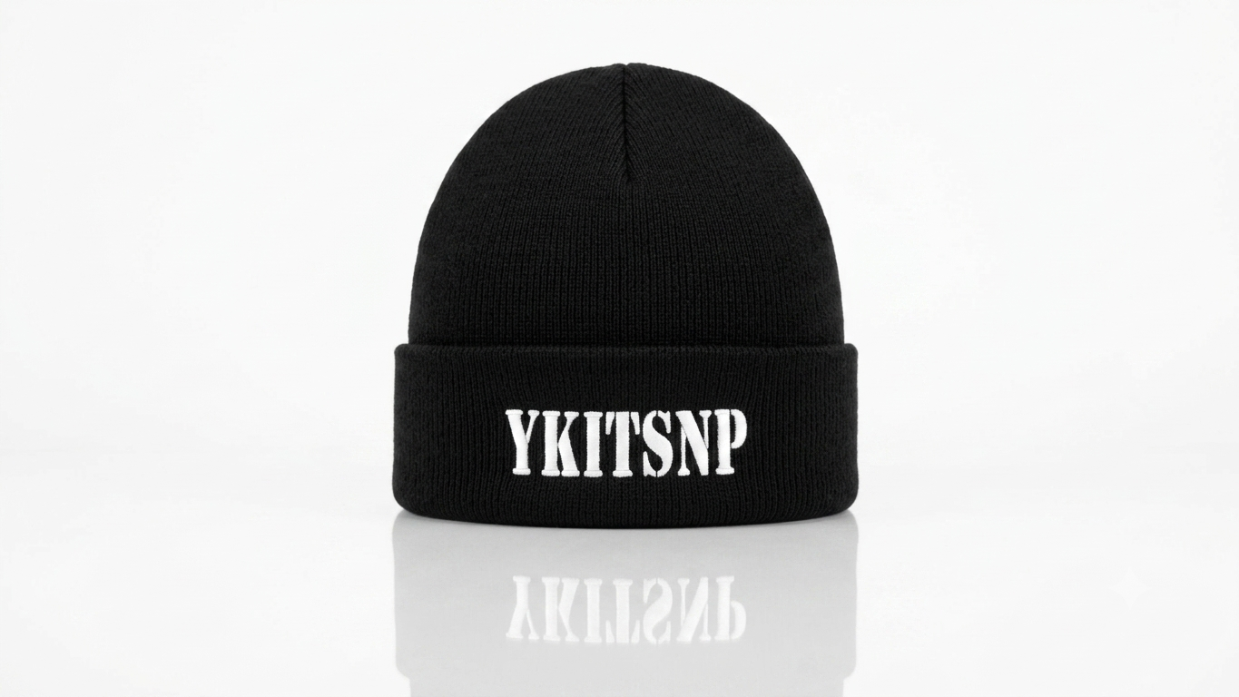 Black YKITSNP Beanie