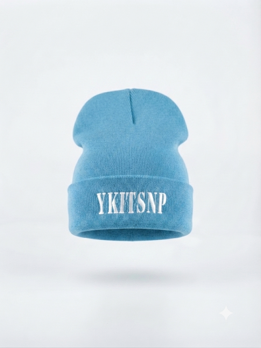 Sky Blue YKITSNP Beanie (Large)