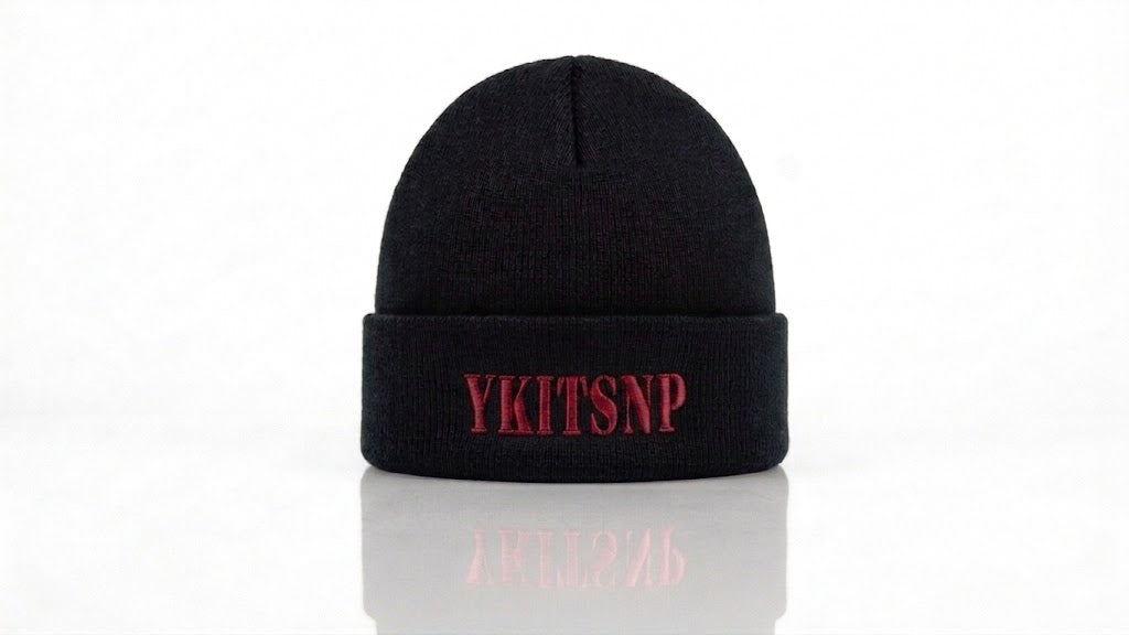 Black YKITSNP Beanie